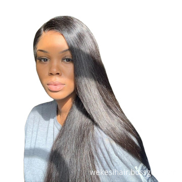 12A 100% Raw Brazilian Human Hair Bundles With HD Lace Frontal Closures Mink Cuticle Aligned Virgin Hair Weave Extension Vendors